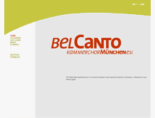 Tablet Screenshot of belcanto-muenchen.de
